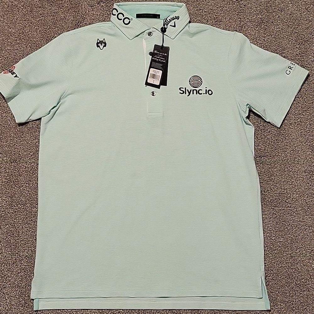 Greyson Men Golf Polo Shirt Slync.io Tournament - M